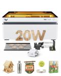WECREAT 20W Desktop Laser Engraver with Smart Camera