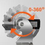 VEVOR 80mm Rotary Axis for Fiber Laser Engraving