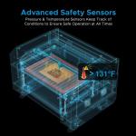 OMTech 90W CO2 Laser Engraver with Autofocus