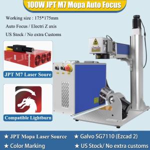 100W JPT Mopa M7 Fiber Laser Engraving Machine