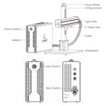 Cloudray 50W Raycus Metal Engraving Machine
