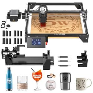 LONGER Ray5 5000mW Laser Engraver with Rotary Kit