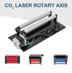 Rotary Axis Attachment for CO2 Laser Engraver
