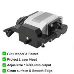 Quiet Adjustable Airflow Assist Pump for Laser Engravers