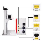 12x12 60W JPT MOPA Fiber Laser Engraver