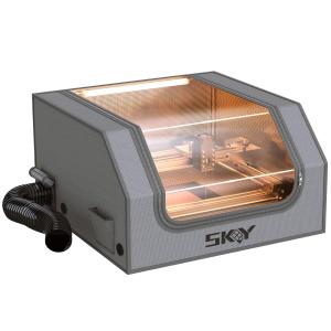 Laser Engraver Enclosure with LED and Ventilation