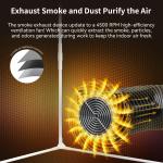 Laser Engraver Enclosure with LED and Ventilation