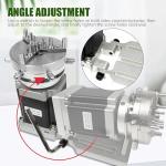Mini Rotary Axis with 83mm Chuck for Laser Engraving