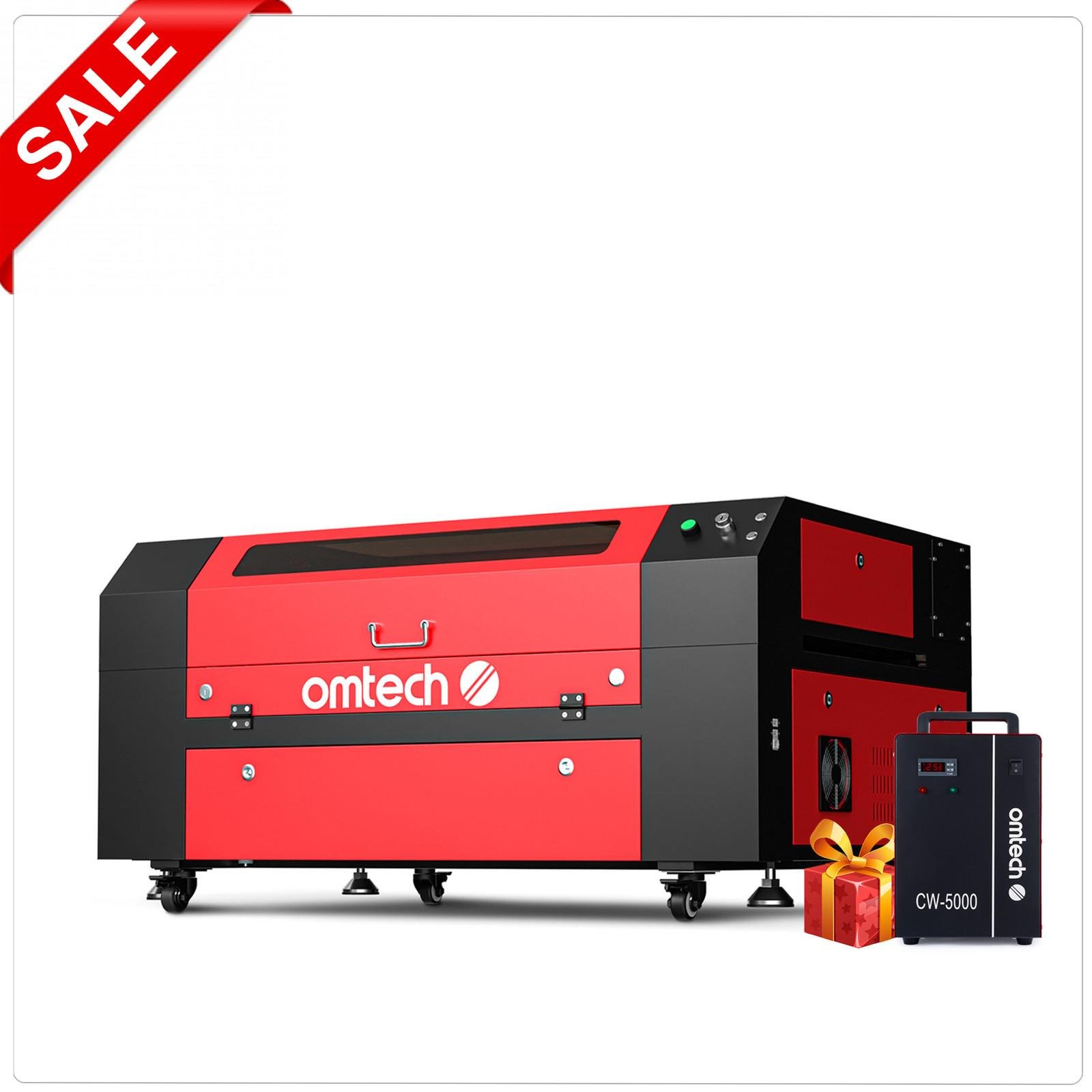 OMTech 60W CO2 Laser Engraver with Water Chiller