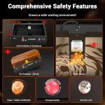 Mecpow X4 Pro 40W Laser Engraver with Air Assist