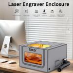 Laser Engraver Enclosure with LED Light, Fireproof
