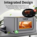 Laser Engraver Enclosure with LED Light, Fireproof