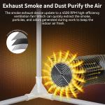 Laser Engraver Enclosure with LED Light, Fireproof