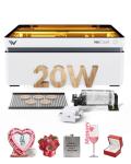 WECREAT 20W Laser Engraver with Rotary Kit