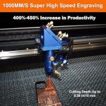 80W CO2 Laser Engraver and Cutter Machine