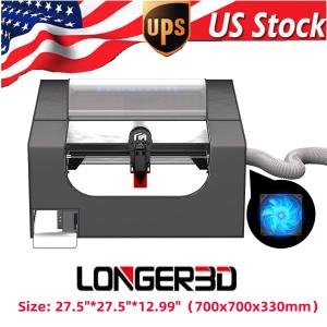 Laser Engraver Enclosure with Exhaust Fan and Pipe