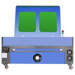 130W CO2 Laser Engraver with Autofocus 55x35in