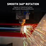360 Rotary Axis Attachment for Laser Engraving