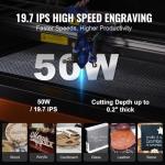 VEVOR 50W CO2 Laser Engraver and Cutter Machine