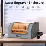 Laser Engraver Enclosure with LED Light & Ventilation