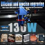 130W CO2 Laser Cutting and Engraving Machine