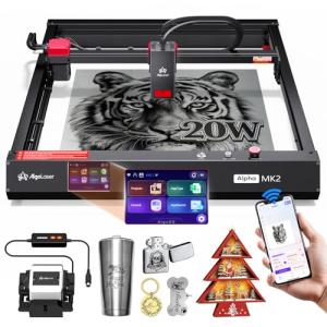 Algolaser 20W Laser Engraver with Touchscreen & Air Assist