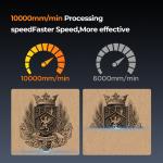 ACMER S2 4W Diode Laser Engraver Machine 300×300mm for Wood Leather Paper Arylic