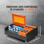 VEVOR 40W CO2 Laser Engraver and Cutter