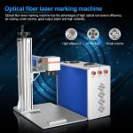 VEVOR 30W Fiber Laser Marking Machine Metal Engraver 6X6 LightBurn w/Rotary Axis