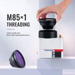 OMTech F Theta Lens for Fiber Laser Engravers, 300x300mm Replacement Optical Scanning Lens for 1064nm Fiber Cutter Marking Engraving Machines, Laser Etching Accessory Field Lens Upgrade, M85x1 Thread