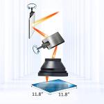 OMTech F Theta Lens for Fiber Laser Engravers, 300x300mm Replacement Optical Scanning Lens for 1064nm Fiber Cutter Marking Engraving Machines, Laser Etching Accessory Field Lens Upgrade, M85x1 Thread