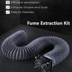 Smoke Exhaust Kit with 4000RPM Fan for Engraver