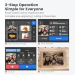 Algolaser 20W Laser Engraver with Touchscreen & Air Assist