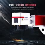 OMTech 30W Fiber Laser Engraver with Rotary Axis