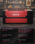 OMTech 50W CO2 Laser Engraver Cutter 12x20