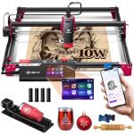Algolaser 10W Engraver with Rotary Roller & Touchscreen