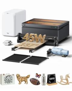 WECREAT Vision Pro 45W Laser Engraver & Cutter