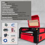 60W CO2 Laser Engraver and Cutter with Air Assist