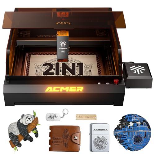 ACMER P3 2IN1 Laser Engraving Machine, 10000mW