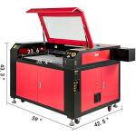 100W CO2 Laser Engraver & Cutter, 35"x24