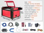 100W CO2 Laser Engraver & Cutter, 35"x24