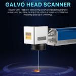 30W Fiber Laser Engraver for Metal with Rotary