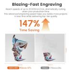 Algolaser 20W Laser Engraver with Touchscreen & Air Assist