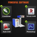 100W Fiber Laser Engraver for Metal Marking