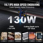 VEVOR 130W CO2 Laser Engraver and Cutter