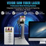 VEVOR 50W Portable Fiber Laser Marker Machine