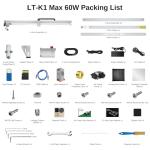 60W Laser Engraver with Air Assist for Wood, Metal