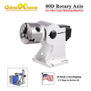 80mm 3 Jaw Rotary Attachment for Fiber Lasers
