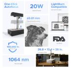 OMTech™ 20W Compact Fiber Laser Engraver