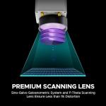 OMTech 20W Fiber Laser Engraver with Rotary Axis